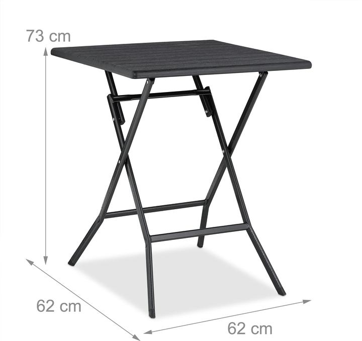 Produktbild Relaxdays Klapptisch (62 cm)