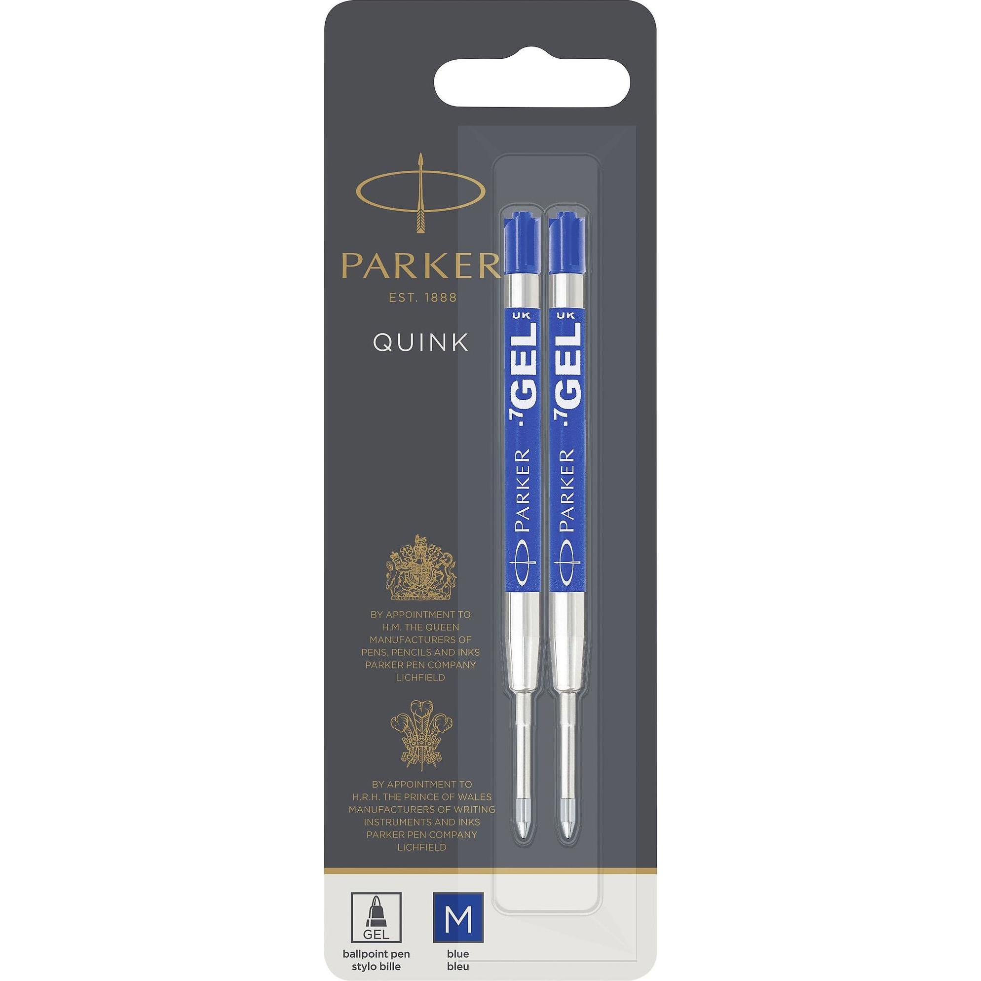 Thumbnail - Parker, Schreibstifte, Gelmine 2er M (Edelstahl, Blau, 1 x)