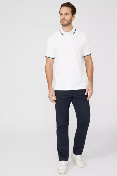 Produktbild Universal Textiles Poloshirt Mit kontrastfarbenen Streifen (S)