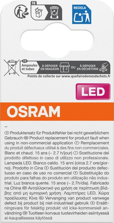 Image du produit Osram LED Leuchtmittel LED STAR MR16 12 V 3.4W 827 GU5.3 Warm weiss 4099854458385 (GU5.3, 3.40 W, 345 lm, 1 x, E)