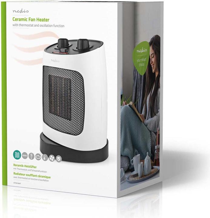 Actual product image Nedis Compact ceramic fan heater (2000 W)