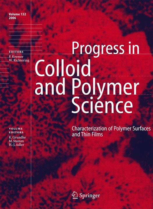 Characterization of Polymer Surfaces and Thin Films (Englisch, H.-J. Adler, K. Grundke, M. Stamm, 2010)