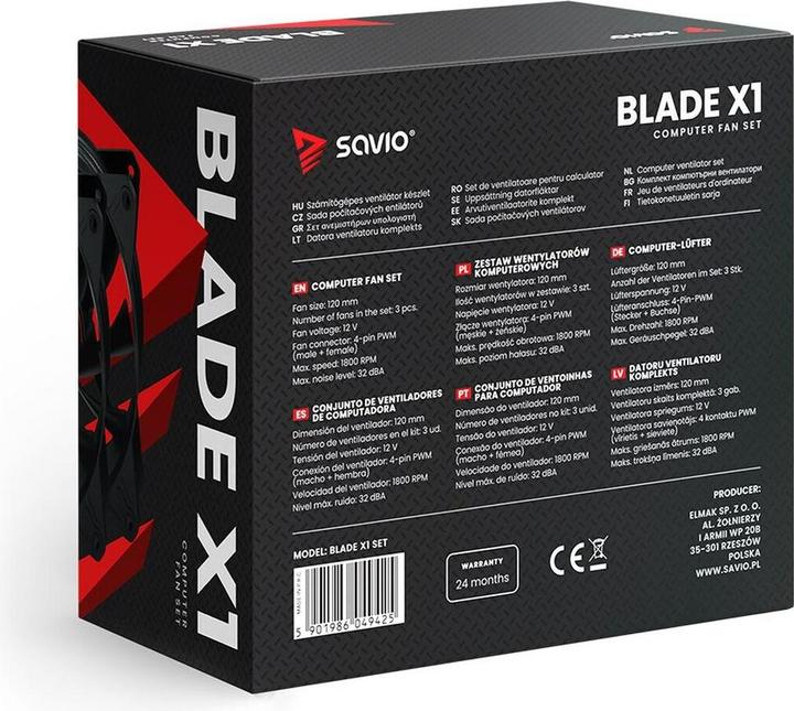 Produktbild Savio Blade Set (120 mm, 1x)