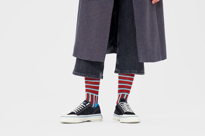 Actual product image Happy Socks Blocked Stripe (Single pack, 41 - 46)