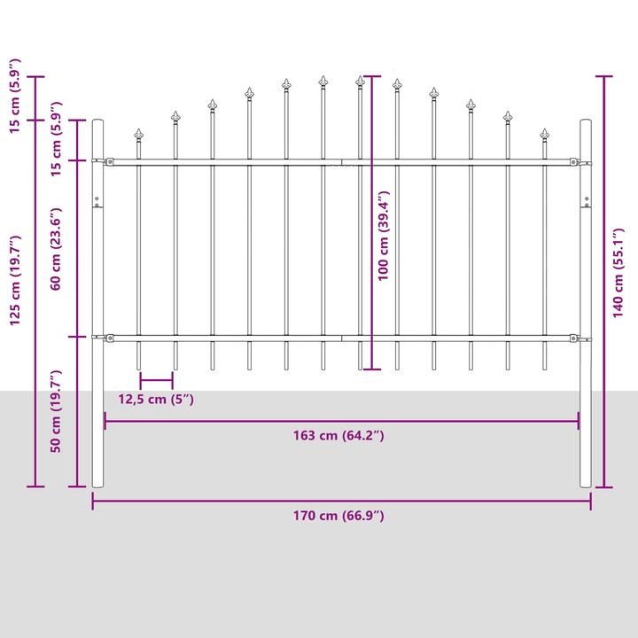 Produktbild vidaXL Gartenbarriere