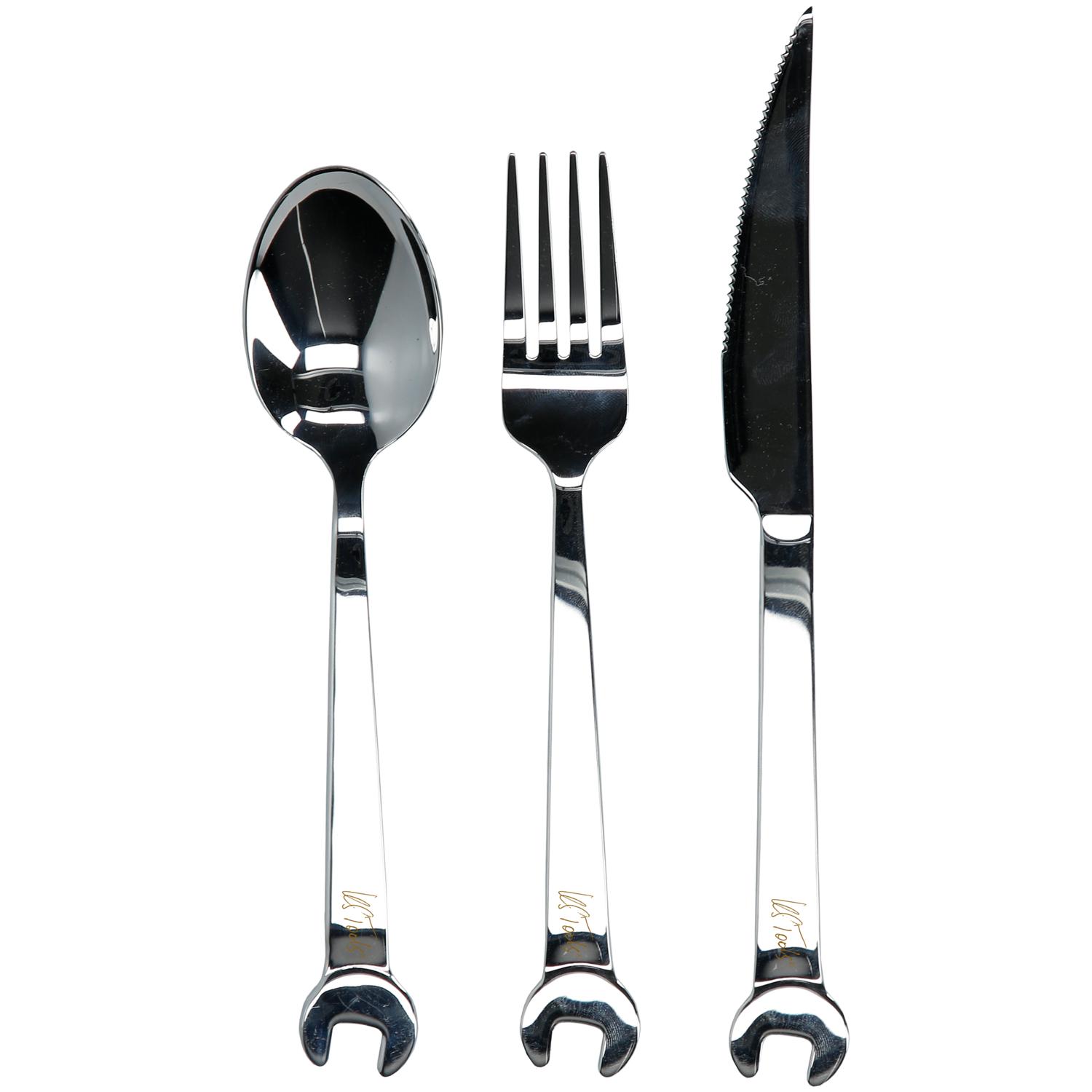 KS Tools Besteck-Set, 3-tlg (3 Stk., Besteck Set) (11100)