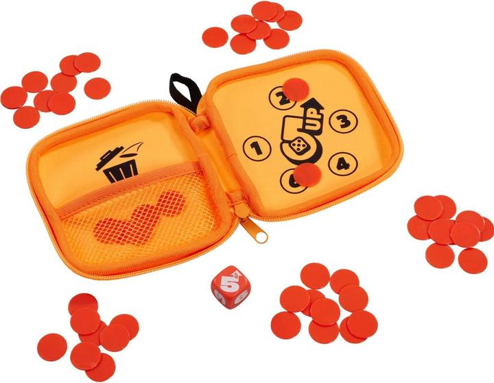 Actual product image Tomy Games 5 Up - Addictive Push Your Luck Dice Game - 2-4 Player Travel Games - Fun Family Games fo (2 - 4 Players)