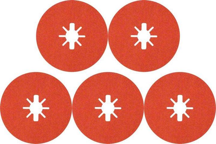 Produktbild Bosch Professional Zubehör EXPERT R782 Prisma Ceramic Fiberscheibe, X-LOCK, 125 mm, 22,23 mm, G 120, 5-tlg. (120)