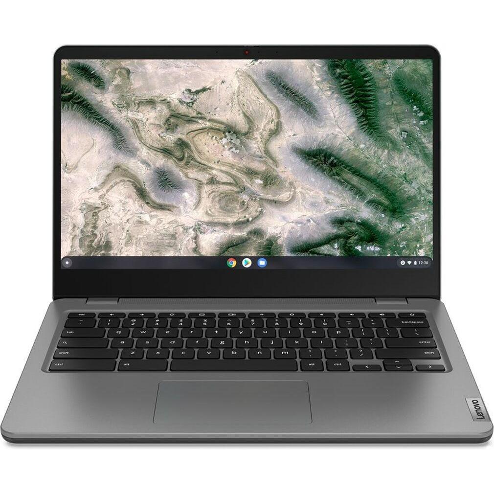 Lenovo 14e Chromebook (14", 32 GB, 4 GB, DE, AMD 3015Ce), Notebook, Grau