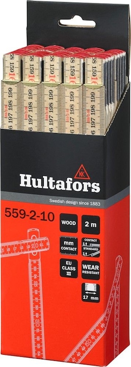 Actual product image Hultafors Schwedenmeter mit Innenteilung (mm)