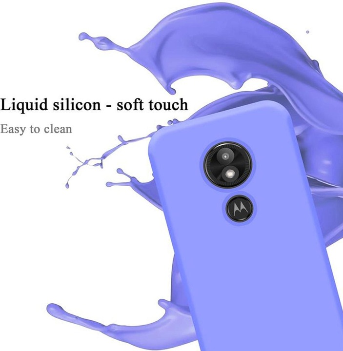 Produktbild Cadorabo TPU Liquid Silicone Case Cover (Motorola Moto E5 Play Go)