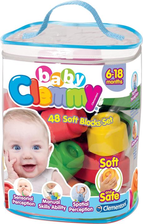 Actual product image Clementoni Baby Clemmy Soft Blocks