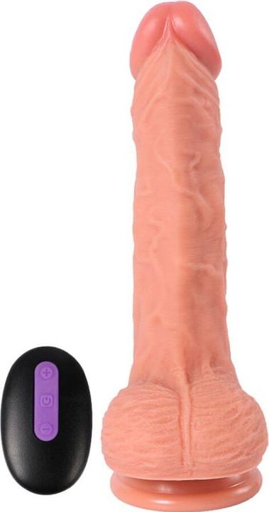 Produktbild Shequ - Hayden Dildo Und Klitorisstimulator Mit Vibration Und Fernbedienung 16 cm
