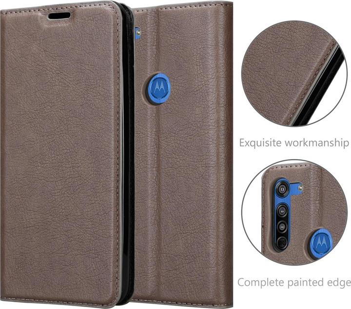 Productafbeelding Cadorabo Boek Onzichtbare Magneethoes (Motorola Moto G8)