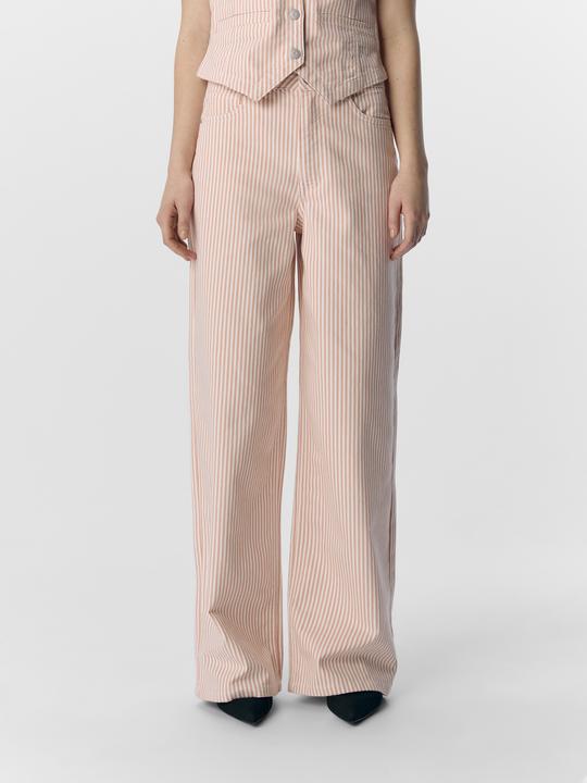 Image du produit Object Streifen Jeans mit weitem Bein (S)