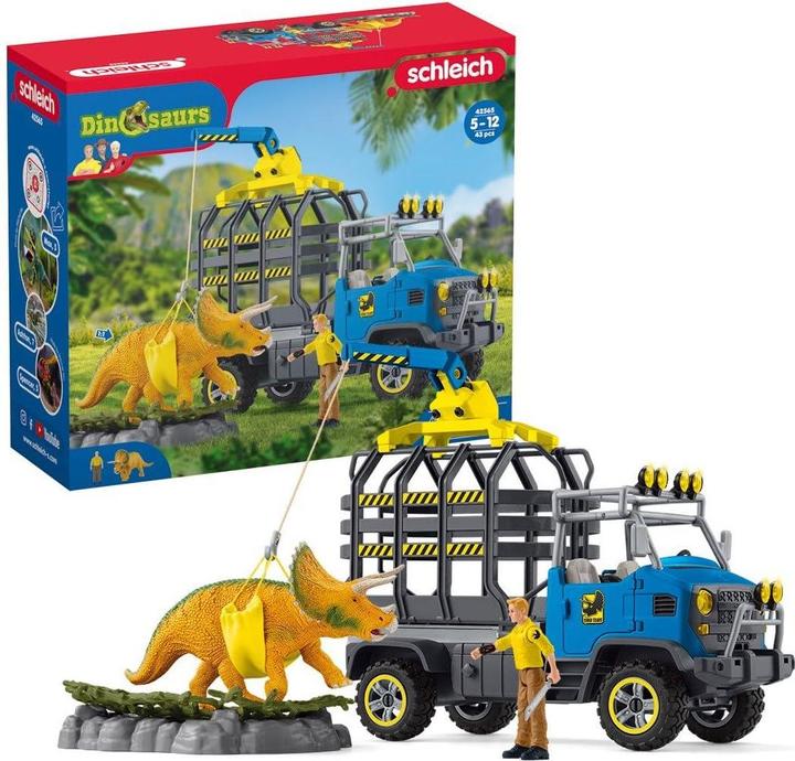 Image du produit Schleich Mission camion dinosaure