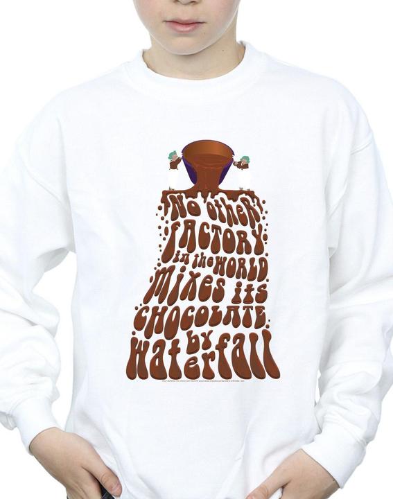 Actual product image Willy Wonka & the Chocolate Factory Boys Chocolate Waterfall Sweatshirt (128)