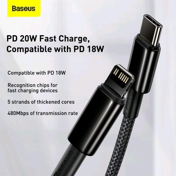 Produktbild Baseus USB-C – Lightning (2 m, USB 2.0, 20 W)