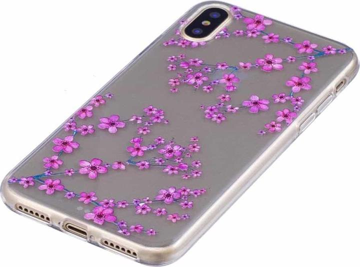 Produktbild Ueli Express iPhone XS / X Super Slim Gummi Hülle TPU Blühender Baum (Apple iPhone XS, Apple iPhone X)