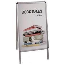 Thumbnail - Bi-Office, Prospektständer, Plakatst„nder, Aluminiumrahmen, 461 x 884 mm