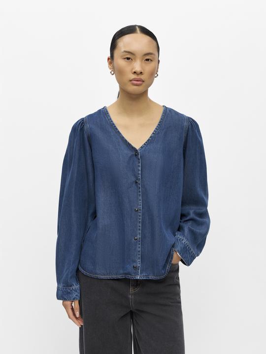Produktbild Object Geknöpftes V-Ausschnitt Bluse (L)