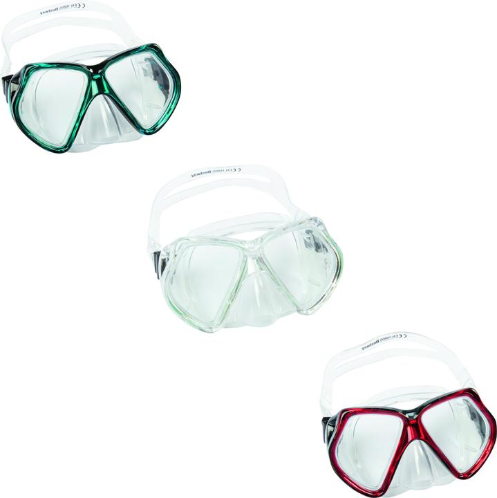 Image du produit Bestway Adult Omniview Dive Mask, Child, Full face mask, Freediving, Tempered glass, Blue, Red, Yell