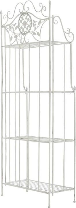 Actual product image CLP Flora floor standing shelf, antique white (66 x 32 x 175 cm)