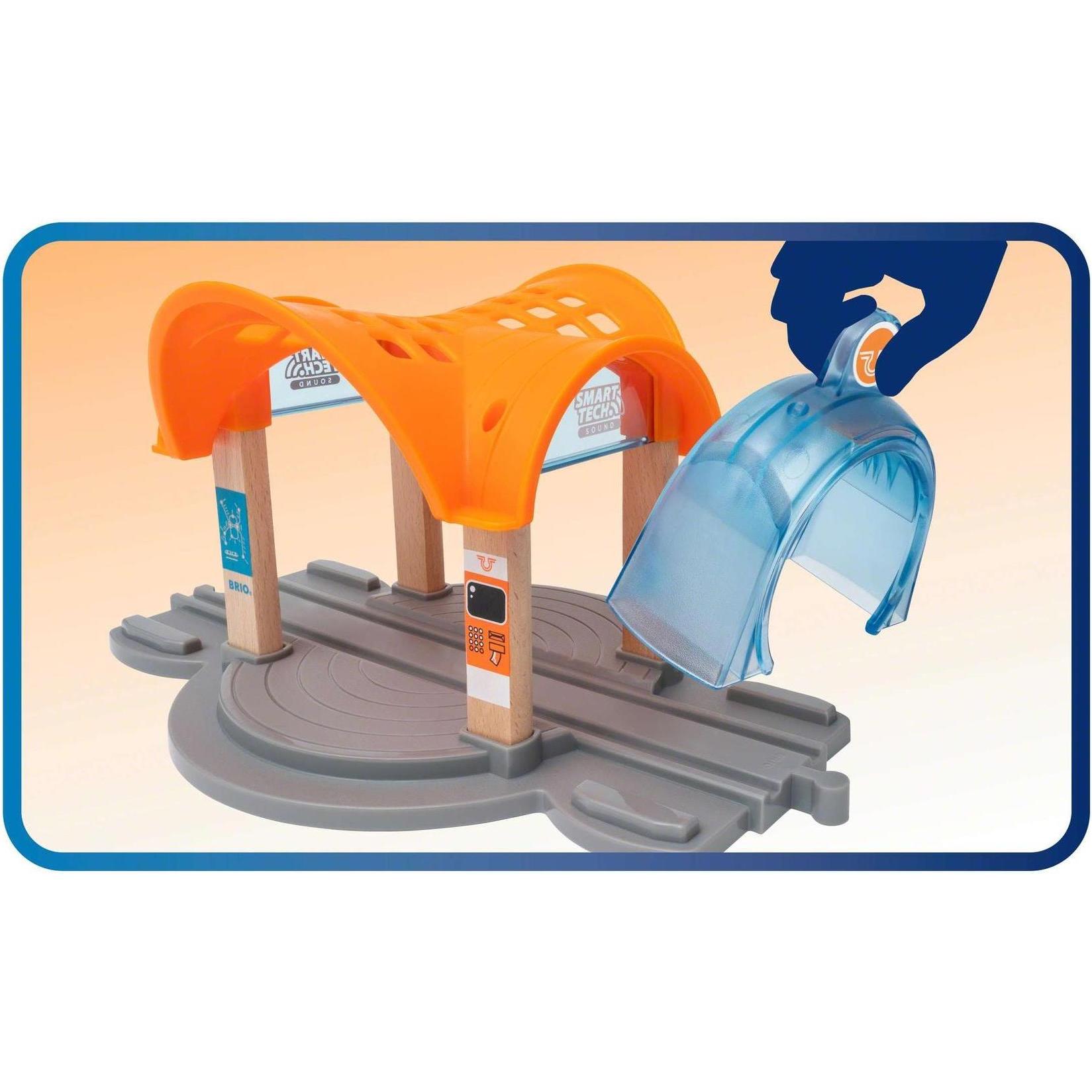 Thumbnail - Brio Smart Tech Sound Bahnhof mit Action Tunnel
