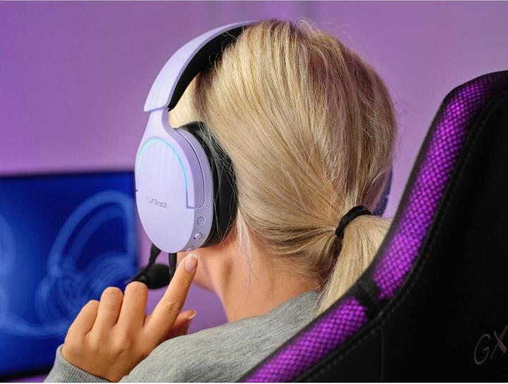 Produktbild Trust GXT490P FAYZO 7.1 USB HEADSET PURPLE (Kabelgebunden)