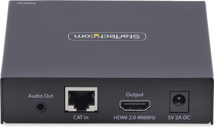 Image du produit StarTech .com IH2006-KVM-RX, Destinataire, Avec fil, 3840 x 2160 pixels, 60 Hz, Noir, Métal