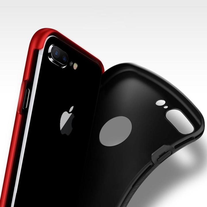 Produktbild König Design Apple iPhone 7 Plus Hülle Case Handy Cover Schutz Tasche Schutzhülle Carbon Gold (Apple iPhone 7 Plus)