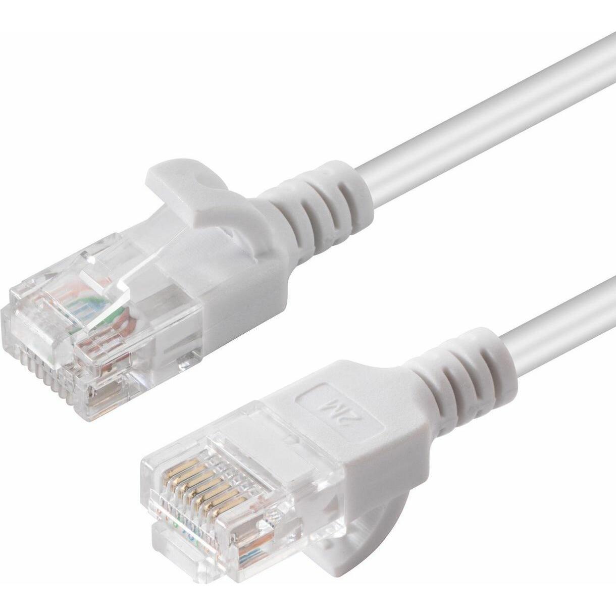 MicroConnect Netzwerkkabel (U/UTP, CAT6a, 2 m), Netzwerkkabel