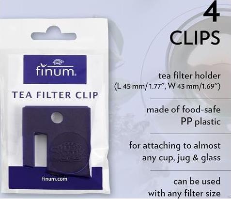 Actual product image Finum Retaining clip for tea filter