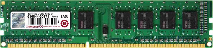 Immagine prodotto Transcend Memoria 4 GB (1 x 4GB, 1333 MHz, DDR3-RAM, DIMM)