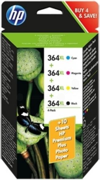 Actual product image HP 364XL Combo Value Pack (M, C, Y, FC)