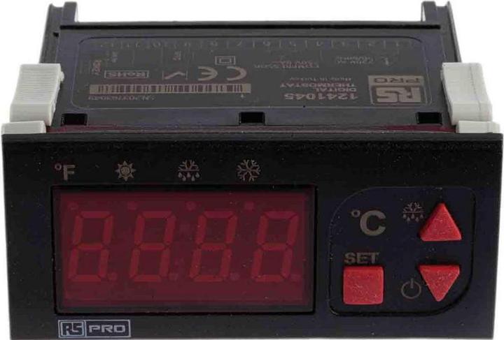 Actual product image RS PRO On/Off Temp Controller, 35x77, 230V ac