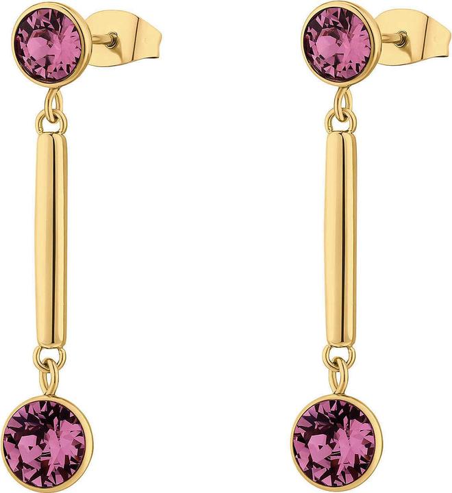 Image du produit Brosway Charmants boucles d'oreilles en or plaqué avec des cristaux d'affinité BFF167