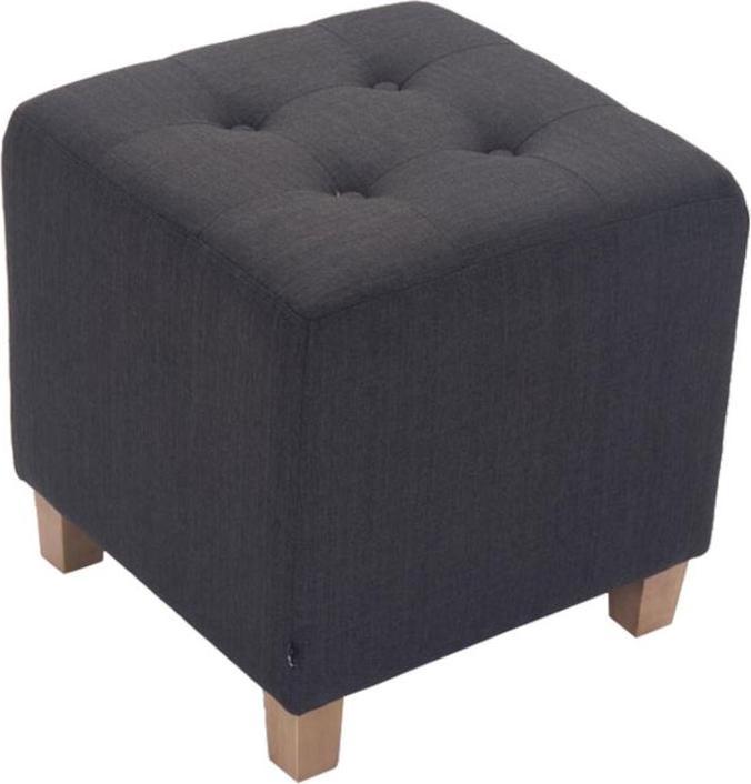 Produktbild Swisshandel24 2er Set Sitzhocker Pharao, antik-hell, dunkelgrau