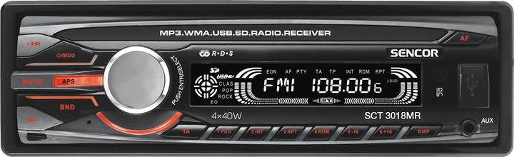Actual product image Sencor SCT 3018MR car media receiver Black