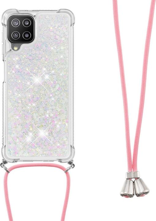 Immagine prodotto Cover-Discount Galaxy A22 4G - Custodia con cordino bianco