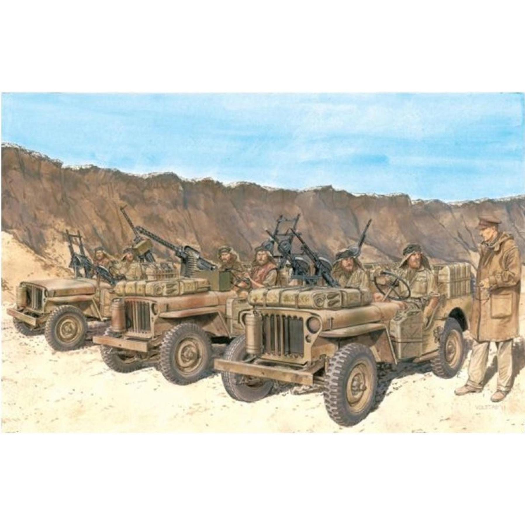 Thumbnail - Other 1:35 SAS 4X4 Truck Unit w/Command.& Crew