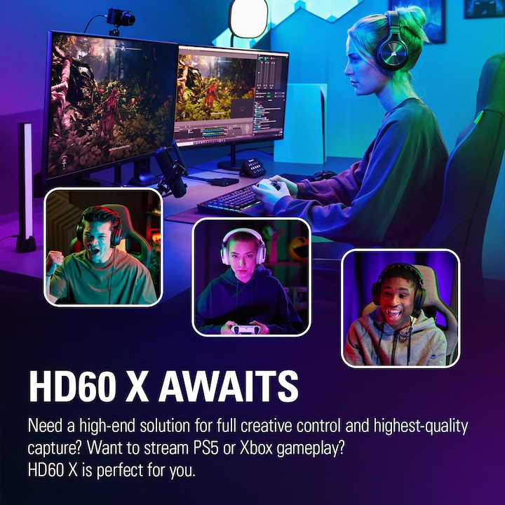 Immagine prodotto Elgato HD60X (PC, PS5, Xbox Series X, Xbox Serie S)