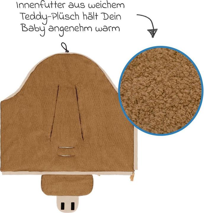 Actual product image Fillikid Fusssäckchen Nevis Cord