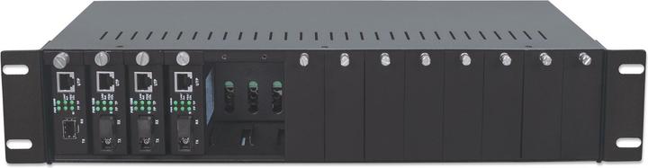 Immagine prodotto Intellinet Alloggiamento del convertitore multimediale 14 slot 48,26 cm per il montaggio in rack da 19 pollici