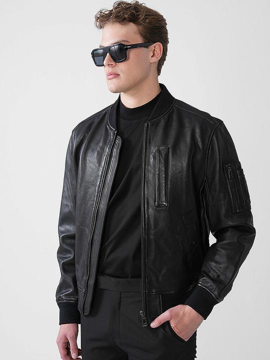Actual product image Belstaff MARKER leather jacket (L)