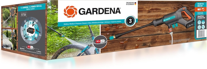 Actual product image Gardena AquaClean (Rechargeable battery operated)