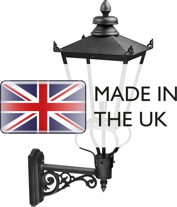 Actual product image Elstead Lighting Wilmslow outdoor wall light E27 black, Made in UK (E27, IP20)