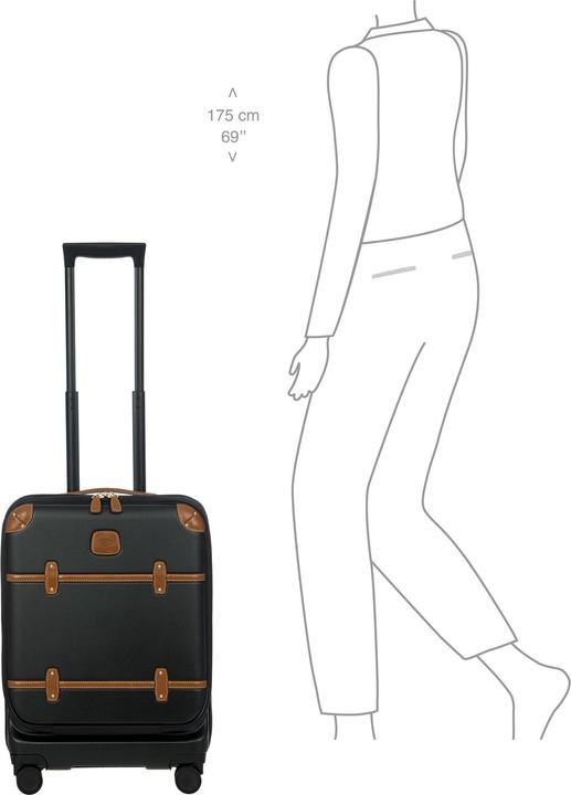 Produktbild Brics Bellagio 4 Rollen Kabinentrolley 55 cm mit Dehnfalte (40 l)
