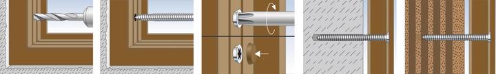 Produktbild Spax Spax-Ra Flachsenkkopf T-Star Plus T30 Vollgewinde Wirox (100 Schrauben pro Stück, 7.5 x 60 mm)