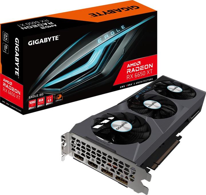 Actual product image Gigabyte Radeon RX 6650 XT EAGLE (8 GB)